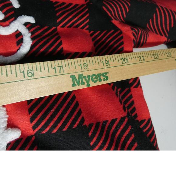 Simply Southern Large flannel Nightgown faux Fur Lined Plaid Holiday Winter - Picture 7 of 9